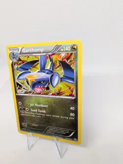 Garchomp (91/124) Dragon Exalted - Exclusive - Cracked Ice Holo - Pokemon READ - Image 3