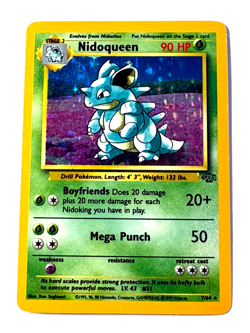 Nidoqueen - 7/64 - Pokemon Jungle Unlimited Holo Rare Card WOTC MP/HP Card - Image 1