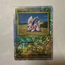 2002 Pokemon Nidoran M 83/110 Reverse Holo Legendary Collection - Image 1