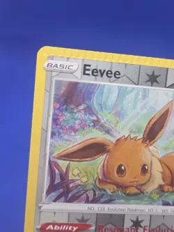 Pokemon Astral Radiance Eevee 119/189 Reverse Holo Common - TOP CRIMPED ERROR - Image 4
