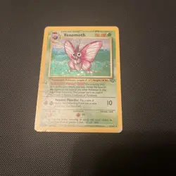 Venomoth 13/64 Jungle (1999) Pokemon Vintage TCG Card Holo Rare - Image 1