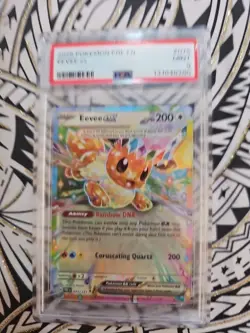Eevee Ex Tera 75/131 2025 Pokemon Prismatic Evolutions Pre-EN PSA 9 MINT (280) - Image 1