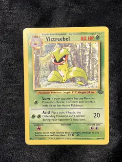 Victreebel 30/64 Jungle Rare Non-Holo Vintage Pokemon Card MP - Image 1