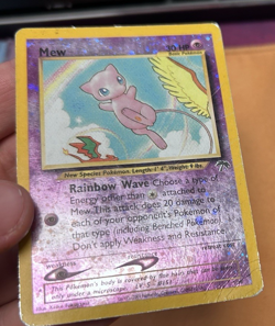 Pokemon Mew TCG 1/18 Southern Islands Reverse Holo HP DAMAGED WITH SWIRL - Image 5