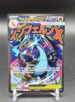 Mega Charizard x EX 023 Me: Mega Evolution Promo Holo Pokemon Card - Image 1