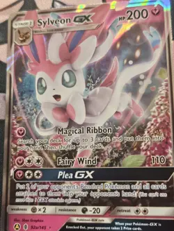 Pokemon TCG Sylveon GX 92a/145 Alt Art Promo Guardians Rising Sun and Moon - Image 2