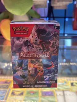 Pokemon TCG Paldea Evolved Booster Bundle Box 6 Packs 6/8 - PKU85362 820650853623 - Image 1