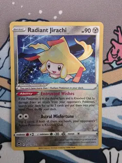 Pokemon Radiant Jirachi Holo SWSH12: Silver Tempest #120/195 - Image 1