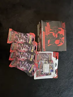 Pokemon TCG Destined Rivals Set Elite Trainer Box Blister Pack & 4 Booster Packs - Image 2