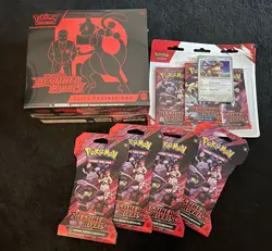 Pokemon TCG Destined Rivals Set Elite Trainer Box Blister Pack & 4 Booster Packs - Image 3