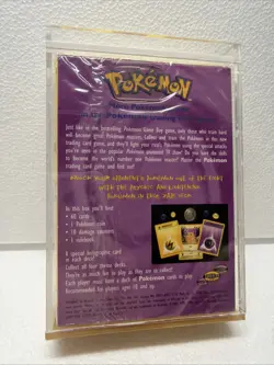 Pokemon Zap Theme Deck Box with Inserts Coin, Book, Sealed Counters - Image 2