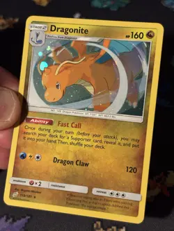 Pokemon Cards Dragonite 119/181 Cosmos Holo Promo Team Up - (NM) HOLO BLEED #2 - Image 3