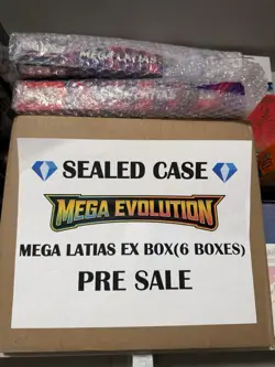 Pokemon TCG Mega Evolution Mega Latias EX Box Sealed Box FAST Safe Shipping - Image 1
