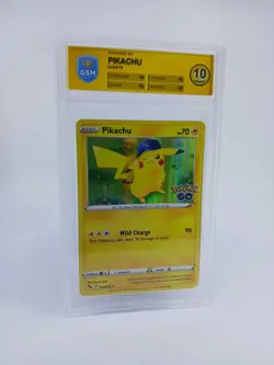 Pikachu 028/078 Pokemon GO Holo - Rare - GRADED GEM MINT 10 - COLLECTORS ITEM - Image 1
