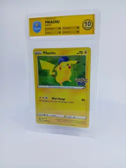 Pikachu 028/078 Pokemon GO Holo - Rare - GRADED GEM MINT 10 - COLLECTORS ITEM - Image 3