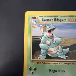 Pokemon Vintage Non Holo Rare Giovanni's Nidoqueen Gym Challenge 23/132 WotC - Image 2