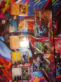Pokemon Promo Card Lot, Mega Charizard UPC, Paldean Fates Tusks, Charizard EX!!! - Image 1