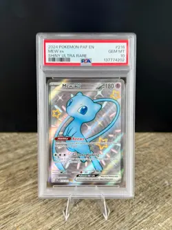 Mew ex 216/091 Scarlet & Violet: Paldean Fates Holo PSA 10 - Pokemon Gem Mint - Image 1