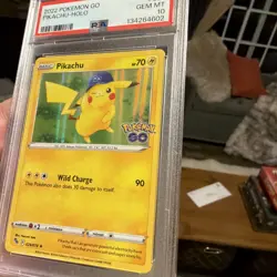 Pokemon Pikachu Holo PSA 10 🔥 Pokemon Go Rare Clean Slab - Image 5