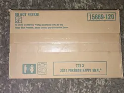 POKEMON MCDONALD'S SEALED CASE (2021) 150 BOOSTER PACKS 25TH ANNIVERSARY TOY 3 - Image 1