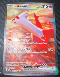 Pokemon TCG Latias EX 239/191 NEAR MINT / MINT SURGING SPARKS PACK FRESH - Image 1