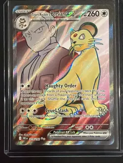 Team Rocket's Persian ex 219/182 Sv10: Destined Rivals Pokemon TCG NM - Image 1