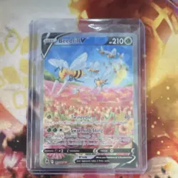 Pokemon TCG Beedrill V 161/189 Astral Radiance Ultra Rare Full Art Holo HP210 - Image 1