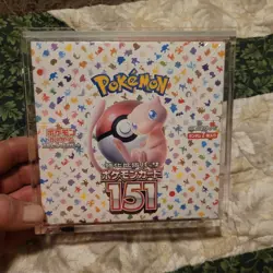 Pokemon Card 151 Japanese Booster Box - FACTORY SEALED - Acrylic Case Included!! 4521329346038 - Image 1