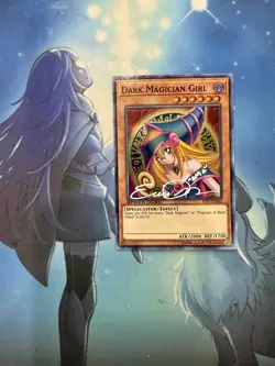 Dark Magician Girl Signed by VA Erica Schroeder STP1-EN002 Yugioh CRIMPED - Image 2