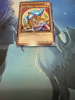 Dark Magician Girl Signed by VA Erica Schroeder STP1-EN002 Yugioh CRIMPED - Image 4