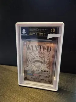 One Piece OP09 Monkey.D.Luffy Wanted SP BGS Black Label - Image 2