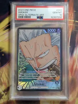 Smoker OP02-093 Alternate Art - PSA 10 Gem Mint - Englisch One Piece - Image 1