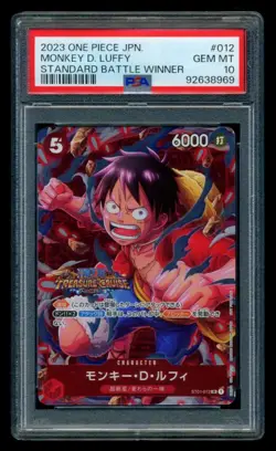 Monkey D. Luffy - Standard Battle Winner Promo 2023 One Piece ST01-012 - PSA 10 - Image 1