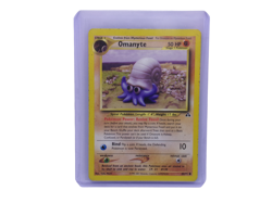 Pokemon Neo Discovery Set Unlimited Print Omanyte Card #60/75 Common Used VGC - Image 1