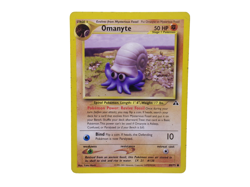 Pokemon Neo Discovery Set Unlimited Print Omanyte Card #60/75 Common Used VGC - Image 2