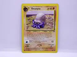 Pokemon Neo Discovery Set Unlimited Print Omanyte Card #60/75 Common Used VGC - Image 4