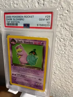 Dark Slowbro 29/82 - Team Rocket - PSA 10 Gem Mint - Pokemon Card 1st edition - Image 3