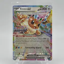 Eevee EX - 075/131 Prismatic Evolutions Stamped Promo MINT - Pokemon Card - Image 1