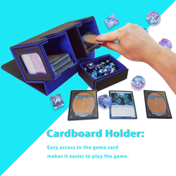 MTG Commander Card Storage Box - Fits 200 Double Sleeved Cards,3-In-1Card Deck C - Image 3