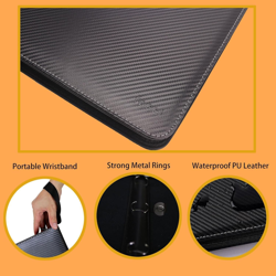 4 Pocket Card Binder with Zipper, 400 Pockets PU Card Album, Portable Waterproof - Image 3