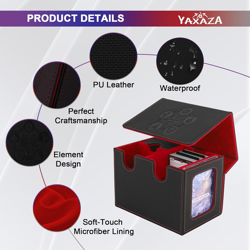 MTG Deck Box with Commander Display Window, Fits 200+ Double-Sleeved Cards, Stro - Image 3