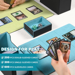 MTG Card Storage Deck Box with Display Window, Commander Deck Box TCG Fit MTG Ma - Image 3