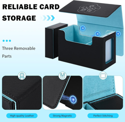 MTG Card Storage Deck Box with Display Window, Commander Deck Box TCG Fit MTG Ma - Image 5