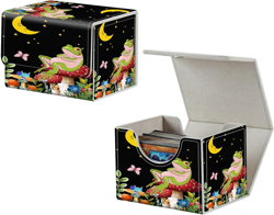 Card Deck Box, MTG Commander Deck Box for Trading Cards, 100+ Sleeved Cards with - Image 1