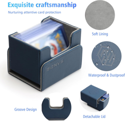 Card Deck Box for MTG Commander Deck Box Fits 190+ Single Sleeved Trading Cards - Image 3