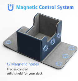 Card Deck Box for MTG Commander Deck Box Fits 190+ Single Sleeved Trading Cards - Image 4