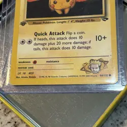 Lt. Surge's Pikachu 84/132 1st Edition | Gym Challenge Icon Pokemon | Boss Cards - Image 4