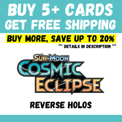 Cosmic Eclipse - BUY 5+ CARDS = FREE SHIPPING - Reverse Holo - Save up to 20% - Image 1