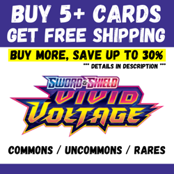Vivid Voltage - BUY 5+ CARDS = FREE SHIPPING - Save up to 30% - Image 1