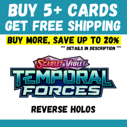 Temporal Forces - BUY 5+ CARDS = FREE SHIPPING - Reverse Holo - Save up to 20% - Image 1